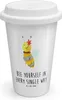 Mr. & Mrs. Panda Thermobecher Biene Blume - Weiß - Produktbild-Vorschau 1