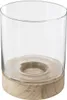 Set aus 3 Windlichtern "Sommer" - Glas und Holz - Produktbild-Vorschau 5