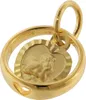 trendor 75260 Taufring mit Engel-Herz Gold 585 / 14K mit plattierter Halskette 2 Produktbild-Vorschau
