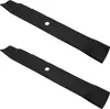Set di lame 2x 54 cm per John Deere GX23227 GX23228 X130R Anteprima dell’immagine prodotto 1