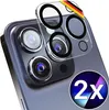 A close-up view of a smartphone camera lens protector with a German flag detail. Produktbild-Vorschau