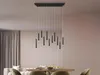 LED lustr Trio Tubular 11x 2,5 W 11x350 lm 3000 K černý Náhled obrázku produktu 9