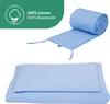 Waldin Babybett Holz, Blau (Stoff), Weiß (Holz) – 7in1 Produktbild-Vorschau 4