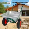 2-Rad-Schubkarre 100 Liter 160 kg Tragkraft verzinkter Produktbild-Vorschau 7