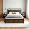 Letto imbottito Fortuna Lai 180*200cm con rete a doghe e Anteprima dell’immagine prodotto 2