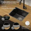ML-Design Küchenspüle mit Ab- und Überlaufgarnitur, Produktbild-Vorschau 4