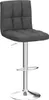 A single dark gray bar stool with a silver base and adjustable height mechanism, shown against a white background. Náhľad obrázku produktu