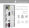 Homcom HOMCOM lekárnička so zámkom nerez 30 x 12 x 60 cm Náhľad obrázku produktu 4