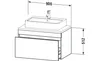 Duravit Konsolenunterschrank DURASTYLE 512 x 900 x 548 mm Produktbild-Vorschau 2