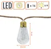 Ghirlanda luminosa a LED solare con 16 lampadine su 540 cm Anteprima dell’immagine prodotto 2