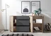 Sideboard - 186 x 85 cm - 3 Türen - 3 Schubladen - Viking Produktbild-Vorschau 3