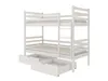 Hochbett 90x200 mit 2 Schubladen und 2 Matratzen Etagenbett Produktbild-Vorschau 10