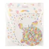 Kartonový stojan Unicorn se 3 úrovněmi 30x32cm Bílý Barevný Náhled obrázku produktu 3