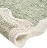 BELIANI Badematte Beige/Grün Baumwolle 60 x 90 cm Produktbild-Vorschau 5