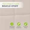 Juskys Polsterbett Florenz 140 x 200 cm mit Matratze, Produktbild-Vorschau 4