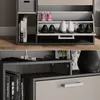 Scarpiera Vicco Orlando Antracite/grigio 80 x 166.1 cm con Anteprima dell’immagine prodotto 4