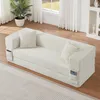 Clinvia Moderne Cord-Sofa, klassisches quadratisches, Produktbild-Vorschau 2