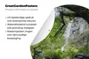 MuchoWow® Gartenposter Outdoor-Poster Rund Viel Vegetation Produktbild-Vorschau 4