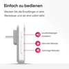 AVANTEK Funk-Türklingel mit 1 Empfänger -  Weiß - Produktbild-Vorschau 5