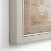 Hochwertige Canvas Weltkarte mit Kork-Pinnwand - 120x80 cm Produktbild-Vorschau 3