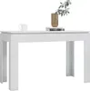 vidaXL Esstisch Hochglanz-Weiß 120x60x76 cm Holzwerkstoff Produktbild-Vorschau 8