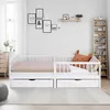 Homestyle4u Kinderbett 90x200 Holzbett mit Rausfallschutz 2 Produktbild-Vorschau 21
