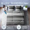 Sentidos Grau Bettwäsche Set 135x200cm 4 teilig %100 Produktbild-Vorschau 2