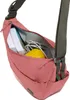 A pink sling bag with its contents partially visible. Produktbild-Vorschau