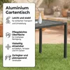 Mucola Gartentisch Aluminium Beistell Balkontisch Produktbild-Vorschau 11