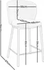 NEW HOME Barhocker BARI Esszimmerhocker gepolsterter Produktbild-Vorschau 7