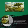 Wandbild Leinwand Bilder Wanduhr 60x30 Malen von Fantasie Produktbild-Vorschau 5