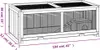 vidaXL Hamsterkäfig 104x52x38 cm Massivholz Tanne Produktbild-Vorschau 10
