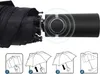 Regenschirm Sturmfest,Umbrella,Ergonomischer Griff Produktbild-Vorschau 2
