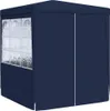 A dark blue party tent with clear windows. Náhled obrázku produktu