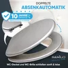 SANILO® WC-Sitz mit Absenkautomatik Glitzer Silber, Produktbild-Vorschau 3