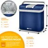 A blue and white Tillvex cooler box with dimensions and features listed. Podgląd zdjęcia produktu