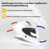 Motorrad Integralhelm mit Doppelvisier, Hochwertiger Produktbild-Vorschau 4