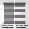 Doppelrollo Stahl 85x150cm Klemm-Fix - System Click Produktbild-Vorschau 2
