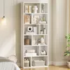 Libreria bianca, 6 ripiani, 12 vani a giorno, dimensioni Anteprima dell’immagine prodotto 9