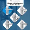 Edelstahl Drückergarnitur DG.118 – Langschild modern mit Produktbild-Vorschau 7