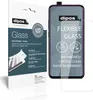 A product package for a screen protector, with a phone displaying the screen protector. Produktbild-Vorschau