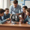 COSTWAY Globe de 20cm, carte anglaise, pivotant à 360°, Voir les images du produit 2