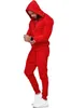 Herren Jogginganzug einfarbig 100% BW 586 Rot XXL Produktbild-Vorschau 2