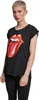 Mr. Tee Rolling Stones Tongue Ladies Tee czarny - S Podgląd zdjęcia produktu 5