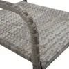 The Living Store 3-tlg. Garten-Essgruppe Poly Rattan Produktbild-Vorschau 7
