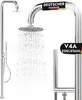 Außendusche 316 / V4A Edelstahl Gartendusche Warm- Produktbild-Vorschau 1