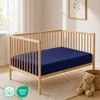 Buymax Baby Spannbettlaken 70x140 cm Marineblau, Jersey Produktbild-Vorschau 2