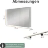 Planetmöbel ARIA Spiegelschrank für das Bad 120 cm mit Produktbild-Vorschau 7