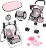 Bayer Design 21533AC Faltbarer Puppenbuggy mit Dach, Produktbild-Vorschau 1