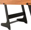 vidaXL Table de baby-foot pliante 121 x 61 x 80 cm Marron Voir les images du produit 11